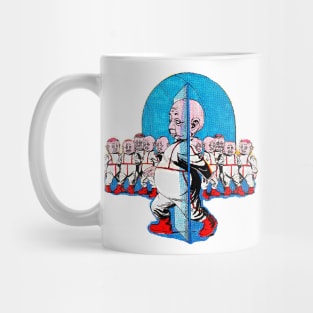 Alien bald little men invade earth Mug